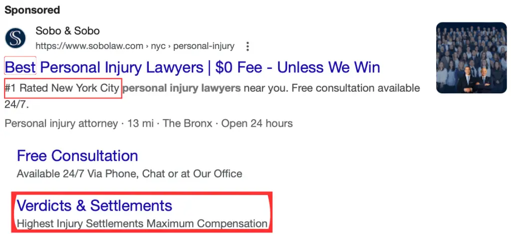 Best personal injury lawyer ad