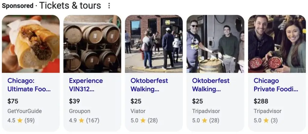 Tours and Tickets Ad